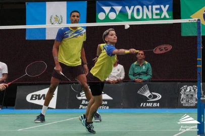 Sania Lima e Davi Silva, badminton