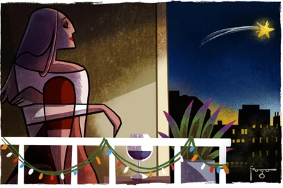 Ilustração para a coluna de Martha Medeiros<!-- NICAID(15302059) -->