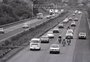 Como era a operação de sentido único da freeway há 40 anos