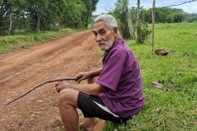 Arquivo pessoal / Reprodução O Corpo de Bombeiros realiza buscas por um idoso desaparecido em São Francisco de Assis, na região central do Estado. As equipes atuam na localidade de Serrinha do Butiá, no interior do município, desde a meia-noite desta terça-feira (09).<!-- NICAID(16183284) -->