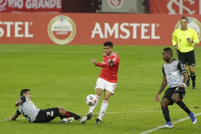 PORTO ALEGRE, RS, BRASIL - 26.05.2021 - O Inter encerra a participação na fase de grupos da Libertadores no Beira-Rio, contra o Always Ready-BOL. (Foto: Marco Favero/Agencia RBS)<!-- NICAID(14793796) -->