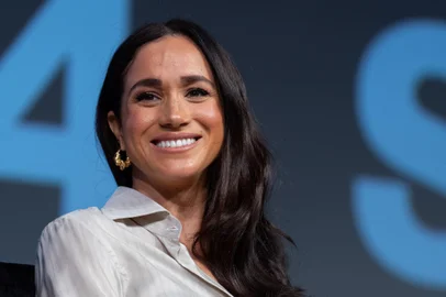 HOLD Meghan Markle launches new lifestyle brandBritain's Meghan, Duchess of Sussex, attends the "Keynote: Breaking Barriers, Shaping Narratives: How Women Lead On and Off the Screen," during the SXSW 2024 Conference and Festivals at the Austin Convention Center on March 8, 2024, in Austin, Texas. Meghan Markle, the wife of Britain's Prince Harry, is launching a new lifestyle brand seemingly named after the couple's oceanside California home.An Instagram page and website for American Riviera Orchard went live without advance warning March 14, both featuring a gold-colored crest for the new venture. (Photo by SUZANNE CORDEIRO / AFP)Editoria: ACELocal: Los AngelesIndexador: SUZANNE CORDEIROSecao: musicFonte: AFPFotógrafo: STR<!-- NICAID(15708478) -->