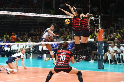 Sesc Rj Flamengo x Minas, vôlei, Superliga