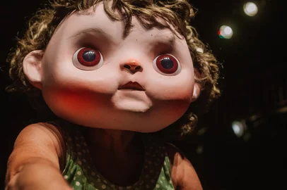 Espetáculo gaúcho A Menina dos Olhos d'Água, do Coletivo Gompa, de Porto Alegre.<!-- NICAID(16045779) -->