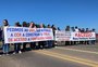 Moradores de Fontoura Xavier e região protestam para manter acesso à cidade na BR-386