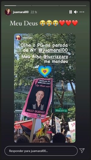 Reprodução / Instagram Ju Amaral Reprodução / Instagram Ju Amaral