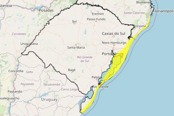 Instituto Nacional de Meteorologia (Inmet) / Reprodução