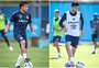 Carballo e Villasanti: os trunfos de cada um na disputa por vaga no meio-campo do Grêmio