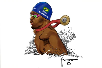 FRASES DA SEMANA - Gabriel Araújo, medalhista paralímpico - ARTE: GILMAR FRAGA, AGÊNCIA RBS<!-- NICAID(15854688) -->