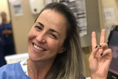 Arquivo pessoal / Arquivo pessoal Patrícia Rosa dos Santos, 41 anos, morreu em Canoas. Marido dela, o médico do SAMU André Lorscheitter Baptista, 48, foi preso. Ele é suspeito de administrar remédios que levaram à morte da mulher.<!-- NICAID(15903470) -->