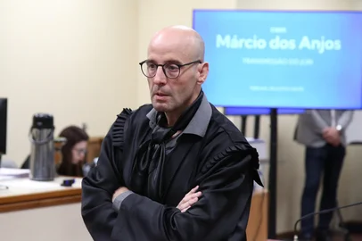 Juliano Verardi / TJRS ALEGRETE, RS, RBASIL - 04/11/2025 - O júri do caso da morte de um menino de um ano e 11 meses foi dissolvido por "ausência de plenitude de defesa" após decisão do juiz Rafael Echevarria Borba. (Foto: Juliano Verardi/TJRS)<!-- NICAID(16160735) -->