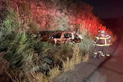 Homem morre após capotar carro na RS-458, em Santo Antônio do Palma<!-- NICAID(16035735) -->
