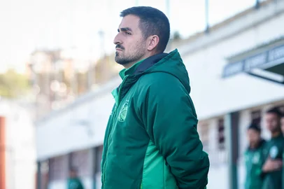 Juventude X Santos pelo Brasileirão Sub-20. Técnico Filipe Dias<!-- NICAID(16058347) -->