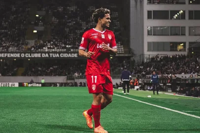 Gabriel Silva, jogador do Santa Clara.<!-- NICAID(16037675) -->