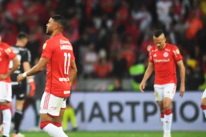 Porto Alegre, RS, Brasil, 04/10/2023 - SC Internacional vs Fluminense FC pela Copa Libertadores da América 2023. Renê, Wanderson, Rochet, Mercado, Alan Patrick. - Foto: Ivan Pacheco/Agencia RBS<!-- NICAID(15560486) -->