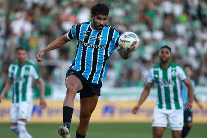 Caxias do Sul, RS, Brasil, 30/03/2024 - Juventude vs Grêmio pelo gauchão 2024 no Alfredo Jaconi - Diego Costa. Foto: Jefferson Botega/Agência RBS<!-- NICAID(15721320) -->