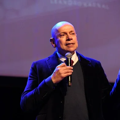 Leandro Karnal palestrou em Caxias do Sul, no UCS Teatro, em evento do Simecs. <!-- NICAID(15430588) -->