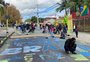 Fome de Hexa: crianças pintam rua de Pelotas à espera da Copa