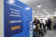 CAXIAS DO SUL, RS, BRASIL. 07-08-2025. Cabine de telessaúde completa um mês de funcionamento na UBS Esplanada.Indexador: Bruno Todeschini<!-- NICAID(16096731) -->