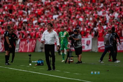 Porto Alegre, RS, Brasil, 16/03/2025 - Final do Campeonato Gaúcho no Estádio Beira-Rio, Clássico GreNal - Foto: Renan Mattos/Agência RBS<!-- NICAID(15996782) -->