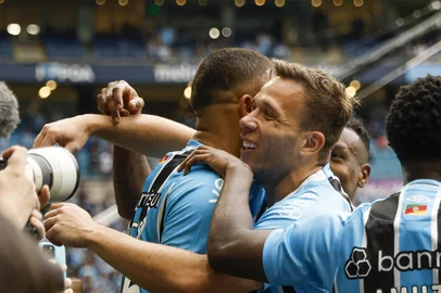 Porto Alegre, RS, Brasil - Grêmio e Juventude se enfrentam em partida válida pelo Campeonato Brasileiro Série A 2025.<!-- NICAID(16154299) -->