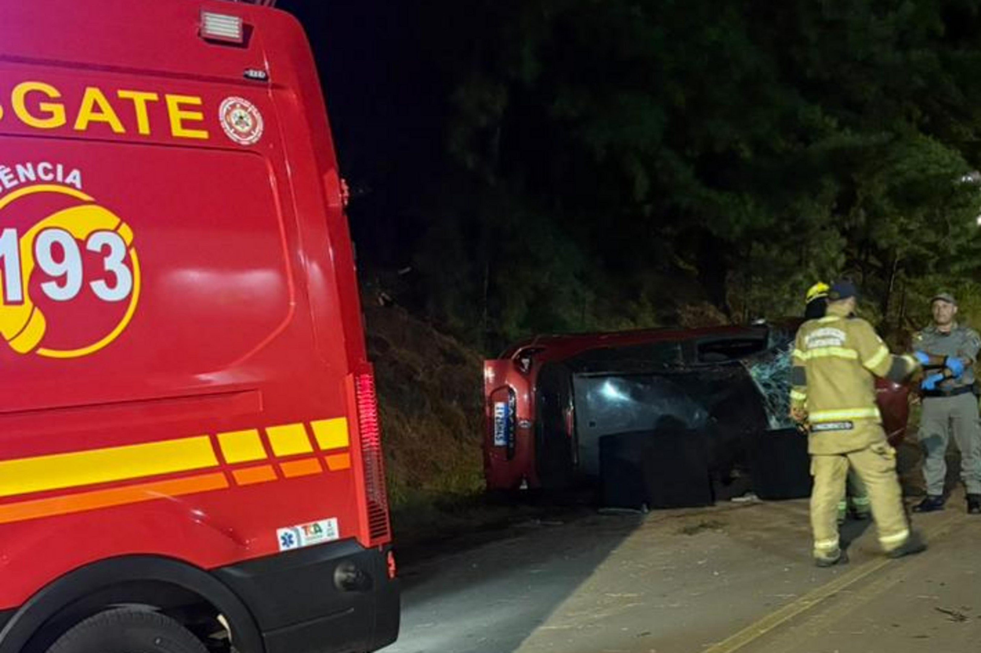 Homem morre em capotamento na RS-126, em Ibiraiaras