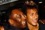 Pelé jogava como atacante, assim como Neymar joga atualmente pela Seleção Brasileira.<!-- NICAID(15292194) -->