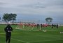 Linha de quatro e volante recuperado: o que se viu no treino aberto do Inter antes de enfrentar o Atlético-MG