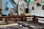 Igreja Nossa Senhora da Boa Viagem, na Ilha da Pintada, em Porto Alegre, abriga famílias que tiveram que deixar suas casas por causa da enchente<!-- NICAID(15569987) -->