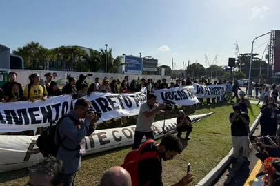 Ritual indígena antes da COP30<!-- NICAID(16162342) -->