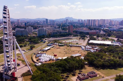 Visão aérea do Parque Vila Lobos em São Paulo capital. Foto: rafaelnlins  / stock.adobe.comFonte: 608294297<!-- NICAID(16027309) -->