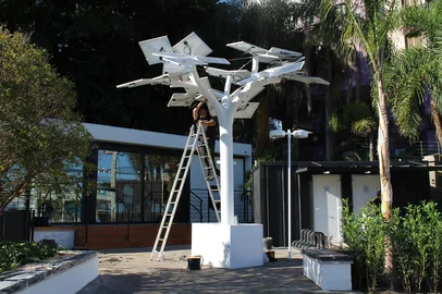 Esquina do Futuro, o novo terrário urbano de Porto Alegre na Avenida Nilo Peçanha será inaugurado.<!-- NICAID(16017297) -->