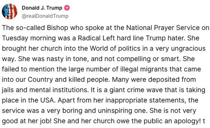 Captura de tela / Reprodução / @realDonaldTrump / Truth Social