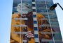 Mural gigante na Cidade Baixa será restaurado após obra de manutenção em hotel
