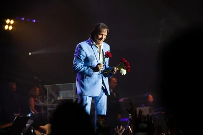 Roberto Carlos vai fazer um show especial de Dia das Mães no Auditório Araújo Vianna.<!-- NICAID(15424182) -->