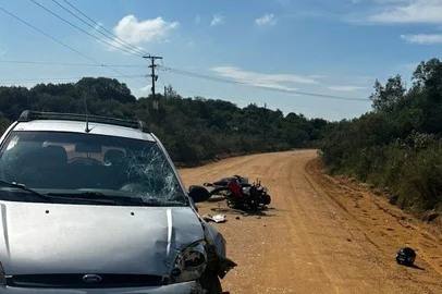 Motociclista morre após acidente na ERS-265, entre Canguçu e Piratini
