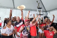 PORTO ALEGRE, RS, BRASIL - 17/03/2025 - Imperadores do Samba é campeã do Carnaval de Porto Alegre 2025<!-- NICAID(15997623) -->