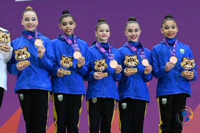 Brasil, ginástica rítmica, Pan Jr, conjunto geral