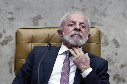 Brazil's President Luiz Inacio Lula da Silva attends the opening ceremony of the judicial year at the Supreme Court in Brasilia on February 2, 2026. (Photo by Sergio Lima / AFP)Editoria: POLLocal: BrasíliaIndexador: SERGIO LIMASecao: justice and rightsFonte: AFPFotógrafo: STR<!-- NICAID(16218773) -->