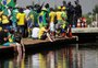 Após discurso de Fux, bolsonaristas voltam a protestar em Brasília