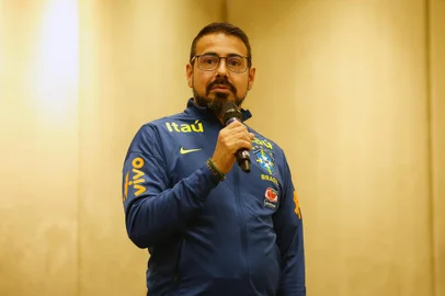 Fábio Pizzamiglio, presidente do Juventude, chefe da delegação da Seleção Brasileira<!-- NICAID(15857846) -->