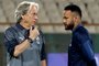 Hilal's Brazilian forward Neymar speaks with his Portuguese coach Jorge Jesus during a training session at the Azadi Stadium in Tehran on October 2, 2023, on the eve of the AFC Champions League Group D football match between Irans Nassaji Mazandaran and Saudi Arabias Al-Hilal. (Photo by ATTA KENARE / AFP)Editoria: SPOLocal: TehranIndexador: ATTA KENARESecao: soccerFonte: AFPFotógrafo: STF<!-- NICAID(15637711) -->