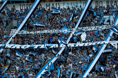04.05.2025, PORTO ALEGRE, RS, Brasil: Pré-jogo Grêmio x Santos, sétima rodada do Brasileirão 2025. Fotos: Duda Fortes/Agencia RBSIndexador: Andre Avila<!-- NICAID(16029639) -->