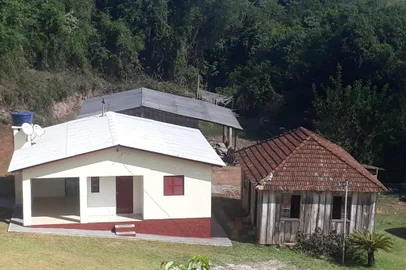 23/04/2021- Garoto que estudava em tenda na lavoura se muda para casa nova após campanhas solidárias. Foto: Alan Somavilla   / Arquivo Pessoal<!-- NICAID(14764859) -->