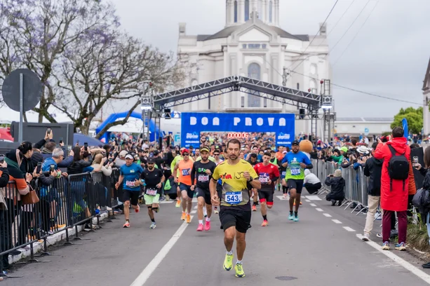 A prova teve como cenário o Santuário de Nossa Senhora de Caravaggio.