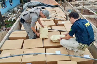 Mais de 1,6 toneladas de tetracaína é apreendida em Marcelino Ramos <!-- NICAID(15735630) -->