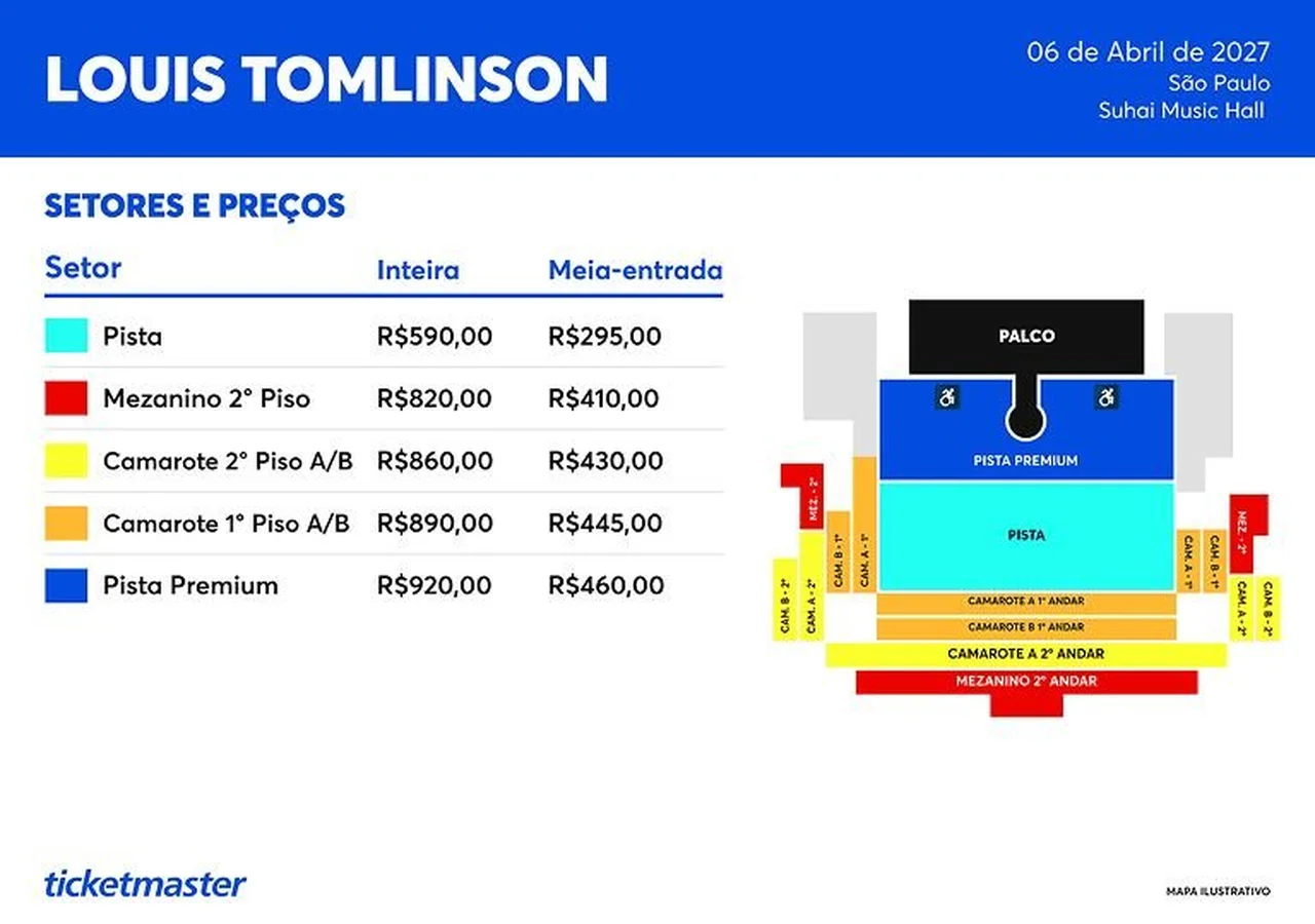 Reprodução/Ticketmaster