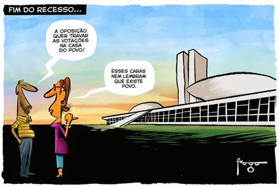 PORTO ALEGRE, RS, BRASIL, 05-08-2025: Charge de Gilmar Fraga. Foto: Gilmar Fraga/Agência RBS<!-- NICAID(16095214) -->