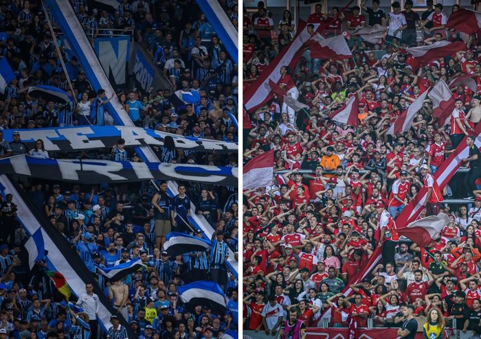 Lucas Uebel, Grêmio / Ricardo Duarte, Inter Lucas Uebel, Grêmio / Ricardo Duarte, Inter