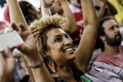 PSOL / Divulgação A vereadora do PSOL no Rio Marielle Franco.<!-- NICAID(13456677) -->